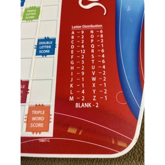 Scrabble Deluxe Edition Rotating Board. All Components Complete With All Letters - Picture 3 of 10